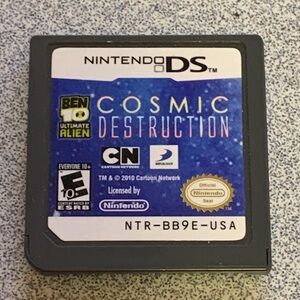 Nintendo DS Ben 10 Ultimate Alien Cosmic Destruction Game Cartridge